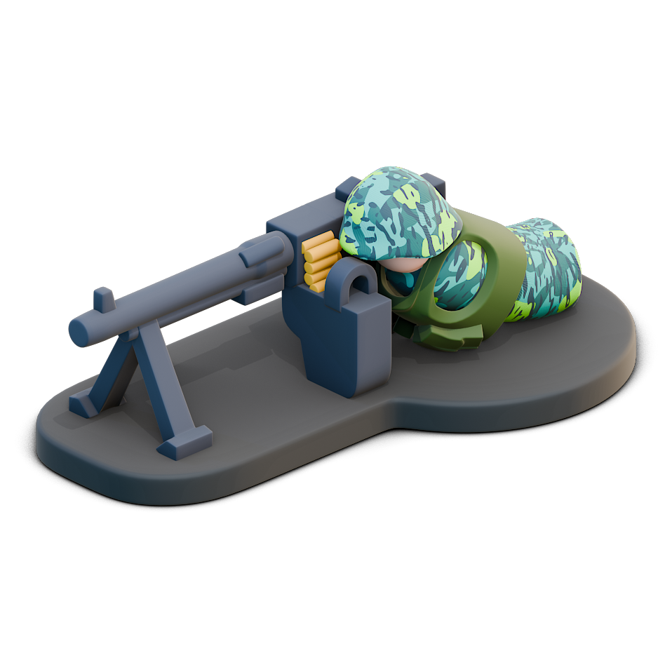LPM Medium machine gunner